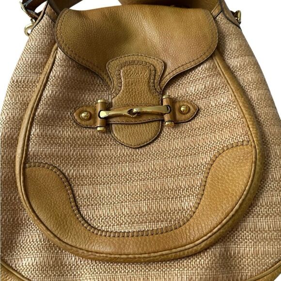 Gucci Tan Woven Shoulder Bag - Picture 10 of 11